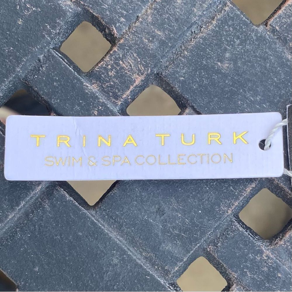 NWT New Trina Turk Olympia Ribbed French-Cut Bikini Swim Bottom 10 Beach - Picture 6 of 9